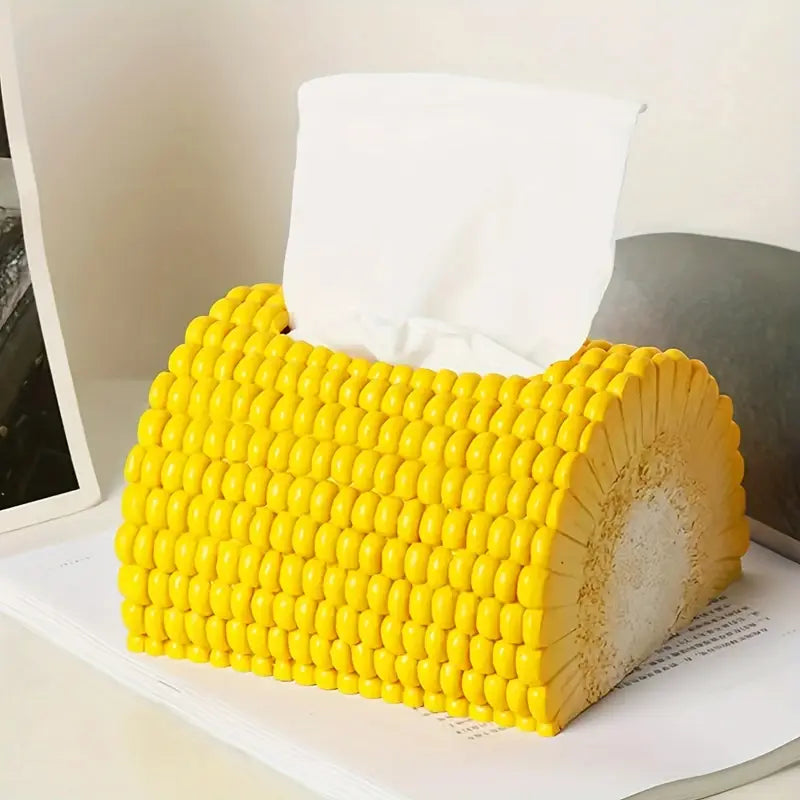 Corn Cob Tissue Box