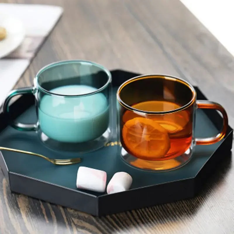 Halo Double-Walled Glass Mug