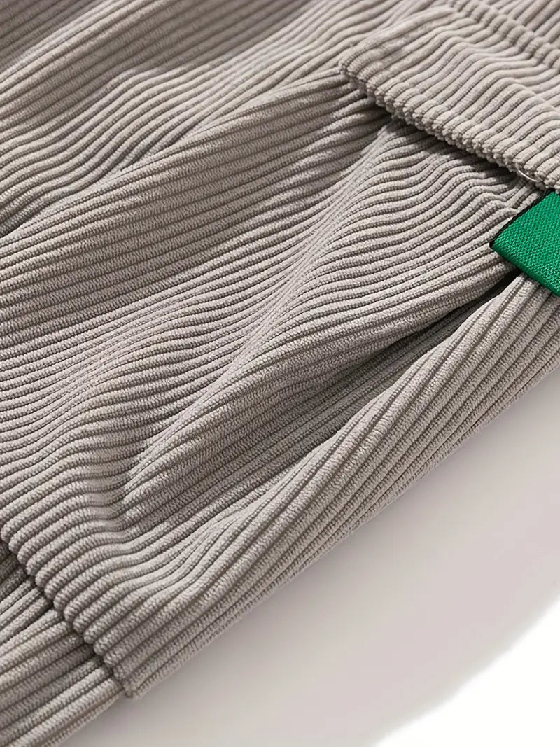 Corduroy Comfort Men's Cargo Joggers