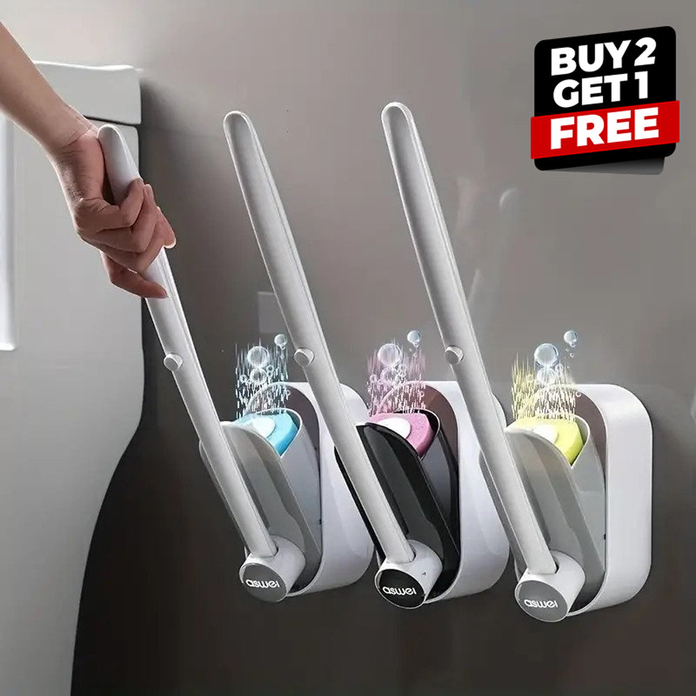 Disposable Toilet Brush with Replaceable Heads