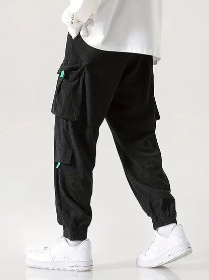 Corduroy Comfort Men's Cargo Joggers