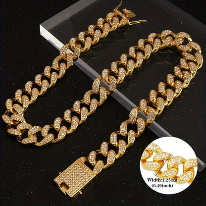 Miami Cuban Link Iced-Out Dog Collar