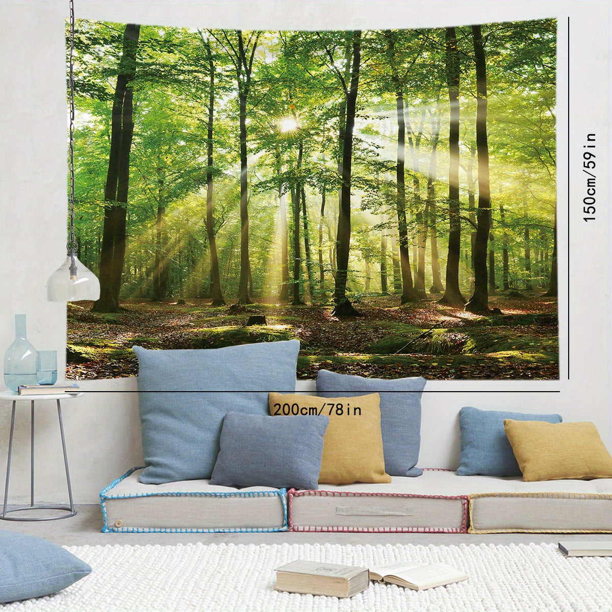 Enchanted Forest Print Tapestry