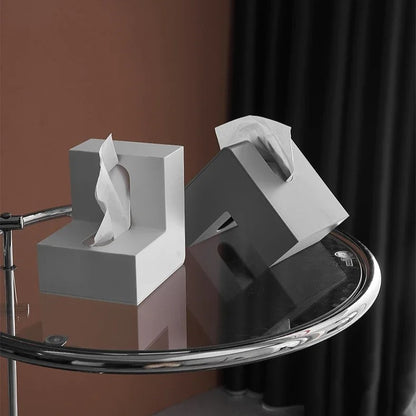 Minimalist Cubism Tissue Dispenser