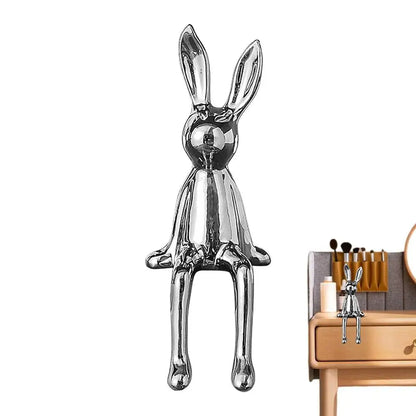 Elegant Rabbit Figurines