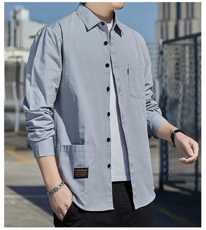 Urban Classic Solid Cotton Overshirt