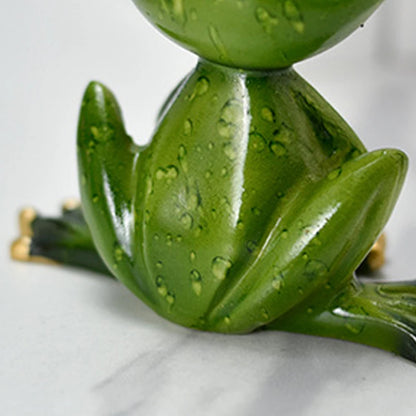 Yoga Frog Figurines