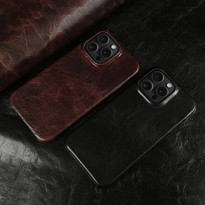 Signature Leather iPhone Shell Case