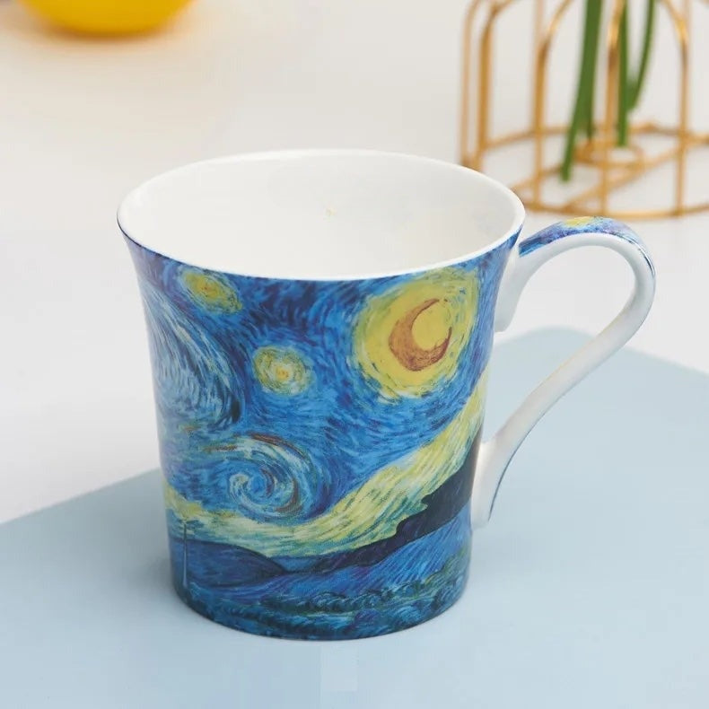 Starry Night Ceramic Mug