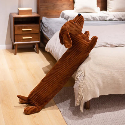 Corduroy Wiener Dog Pillow