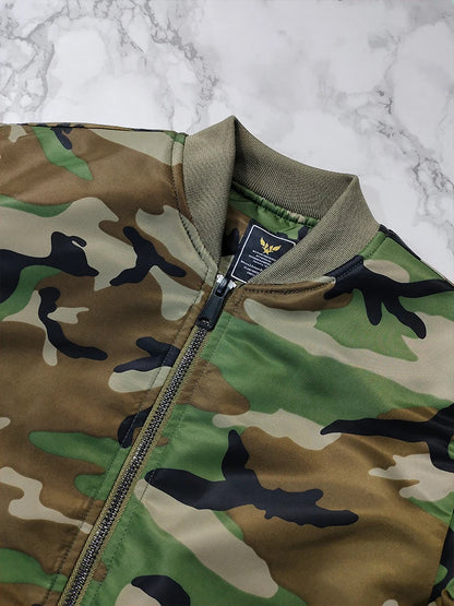 Maverick Camo Flight Bomber Jacket