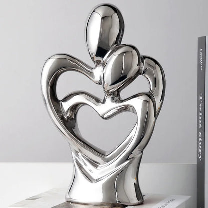 Abstract Lovers Sculpture