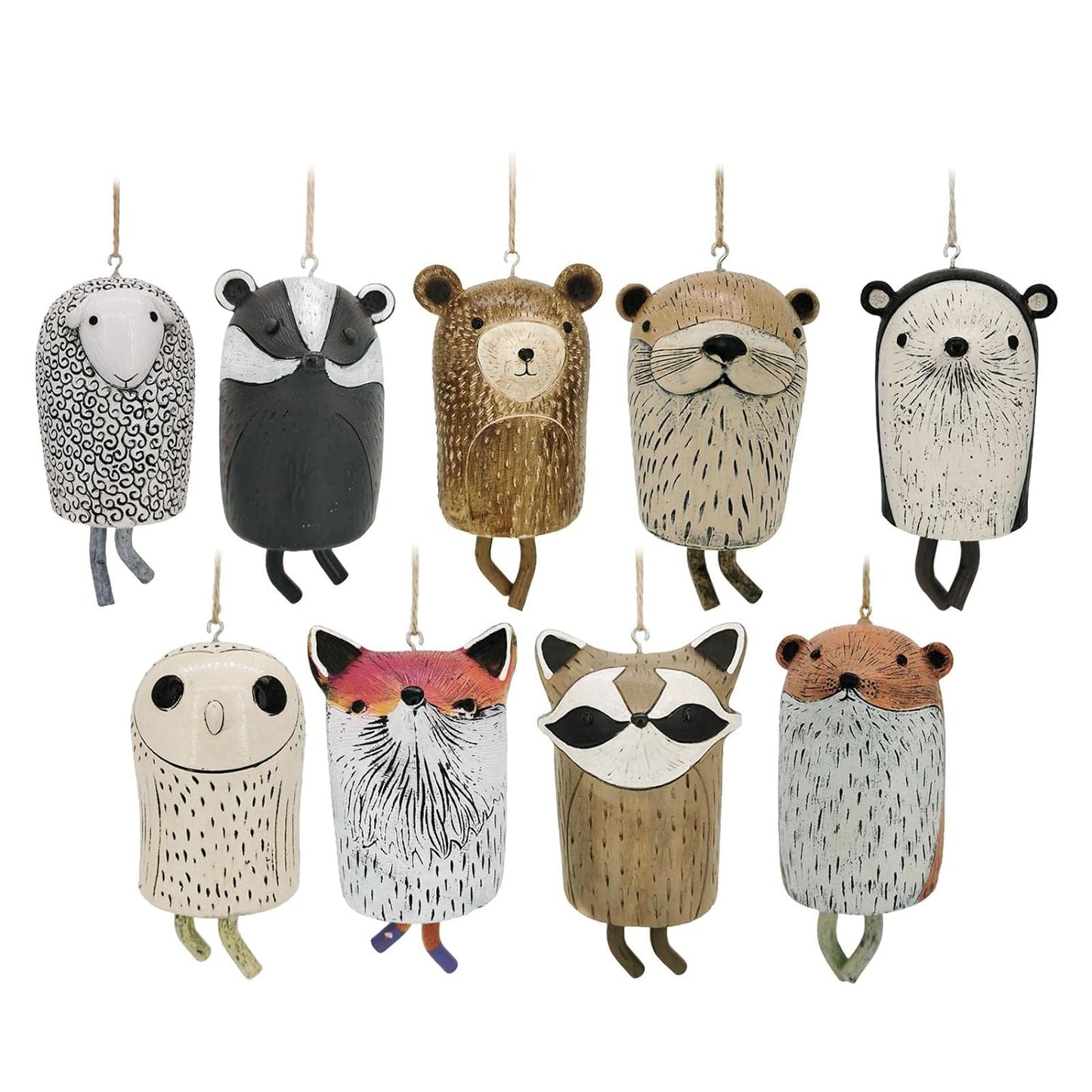 Woodland Critters Wind Chimes