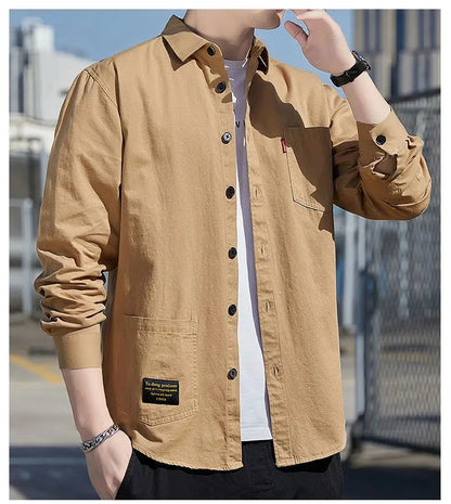 Urban Classic Solid Cotton Overshirt