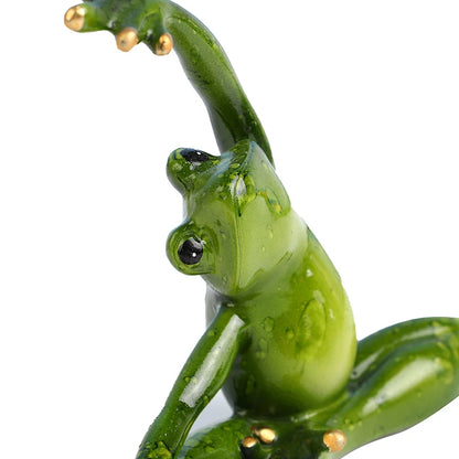 Yoga Frog Figurines