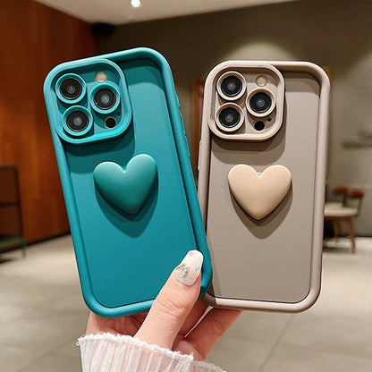 3D iPhone Heart Case