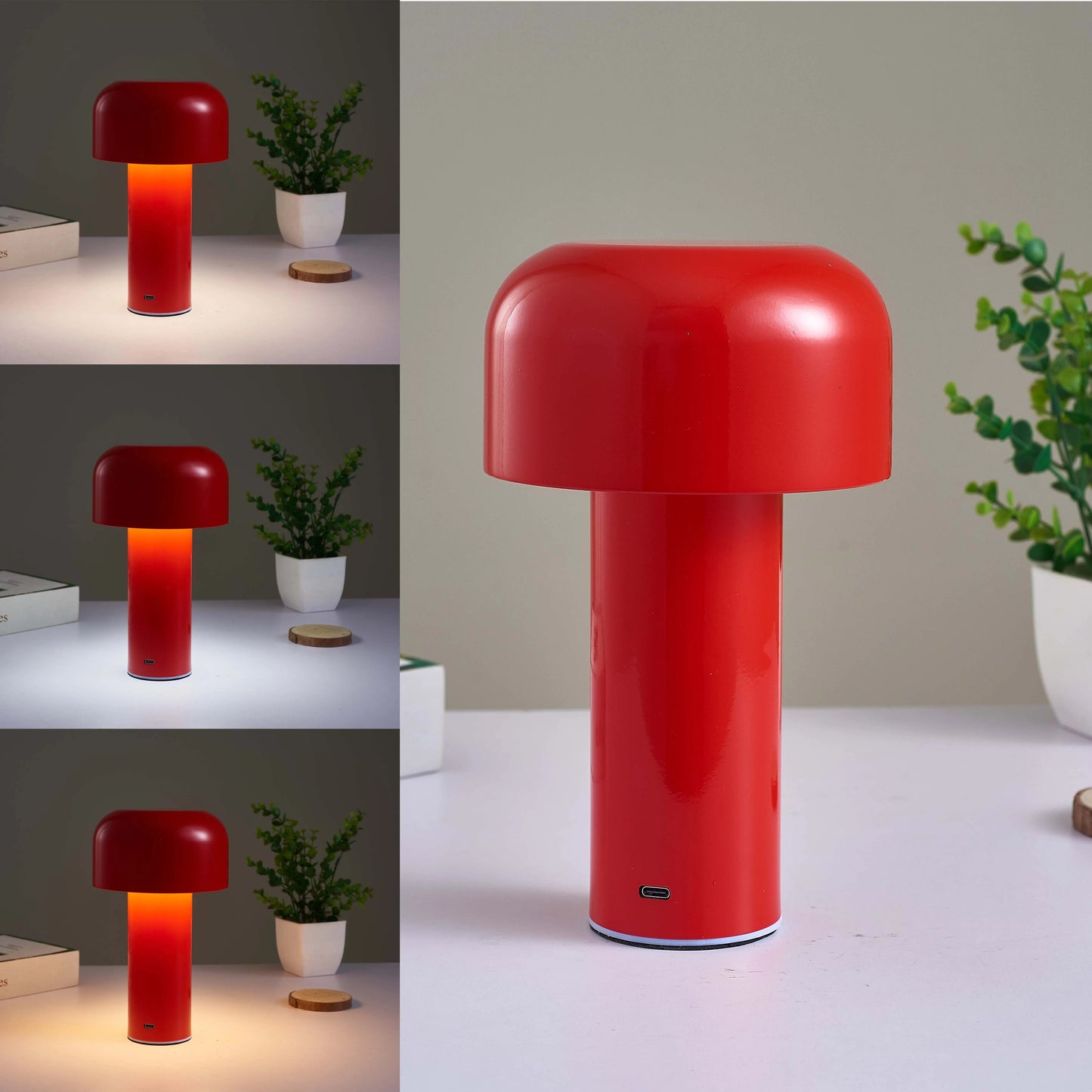 Italian Mushroom Iron Lamp