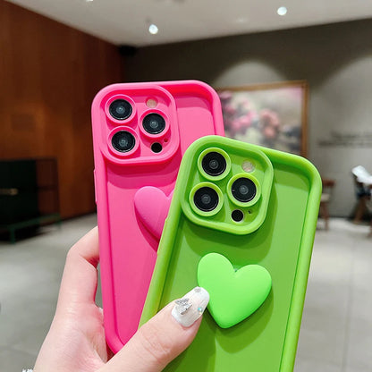 3D iPhone Heart Case