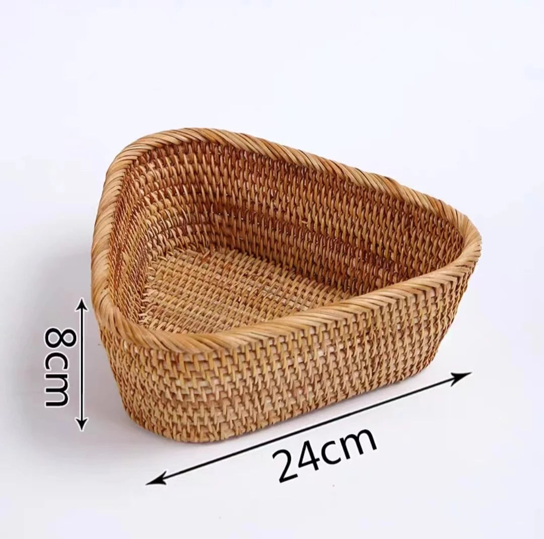 Rattan Fruit Serving Basket