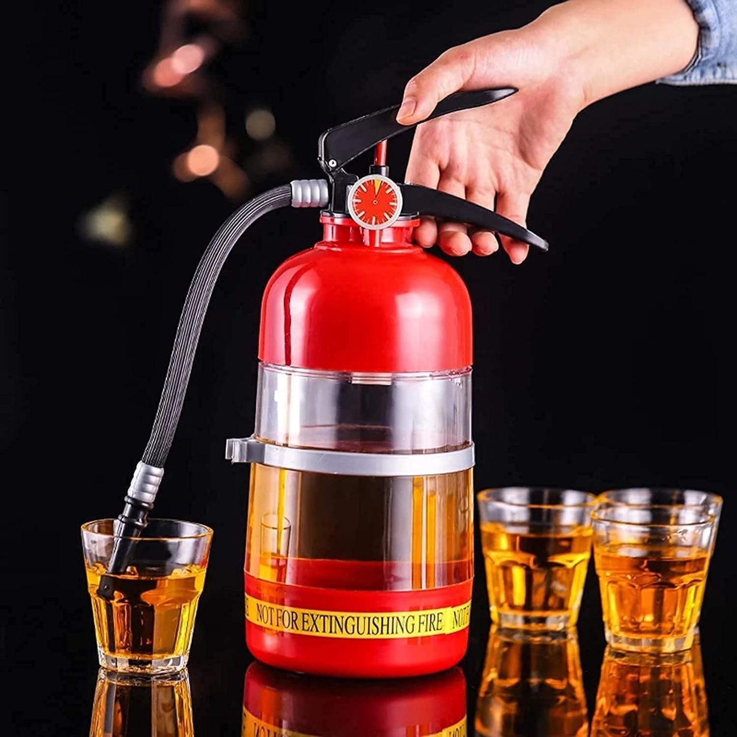 Fire Extinguisher Drink Dispenser