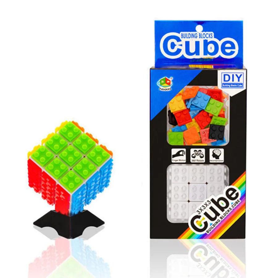 Nostalgic Build & Solve Cube