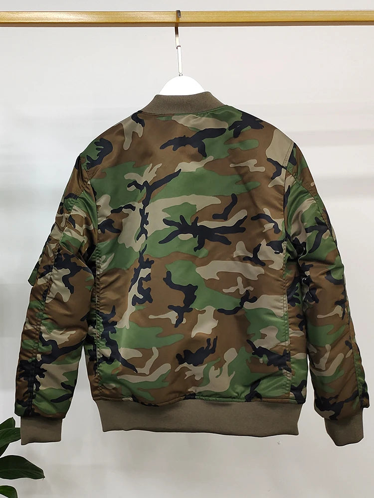 Maverick Camo Flight Bomber Jacket