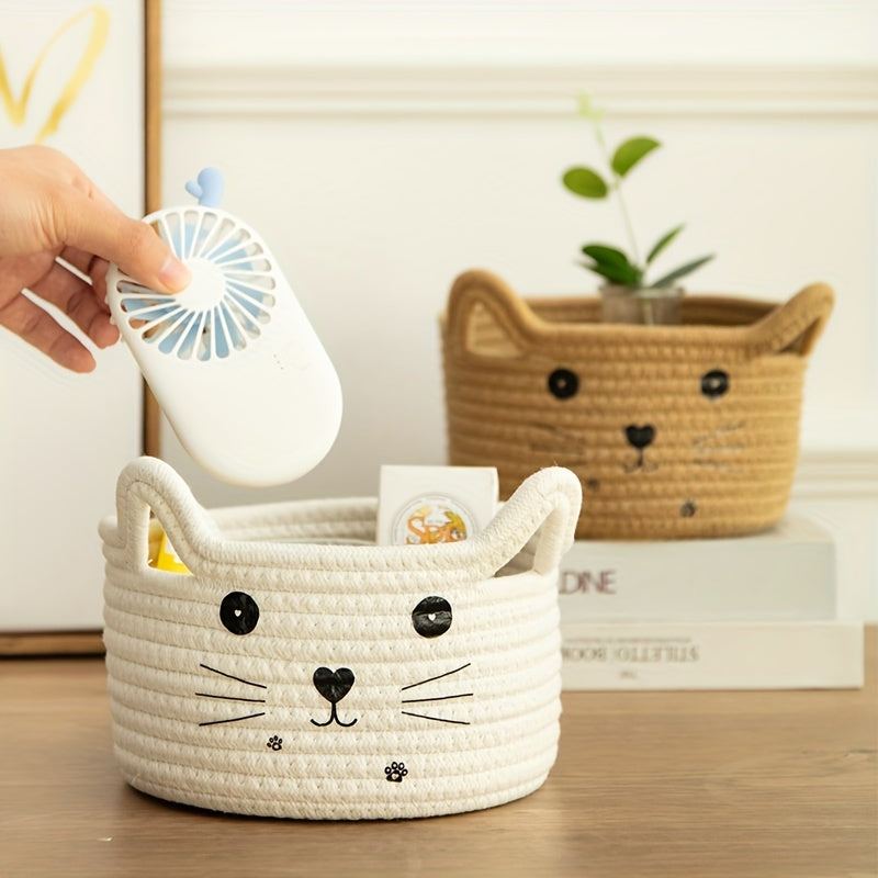 Cute Kitty Storage Baskets