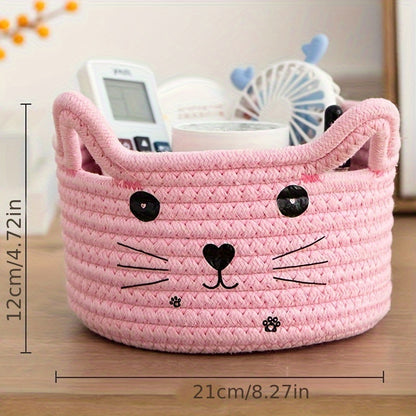 Cute Kitty Storage Baskets