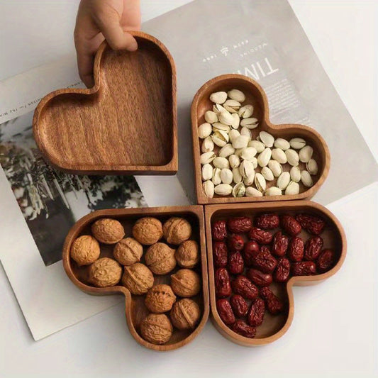 Wooden Heart Harmony Trays