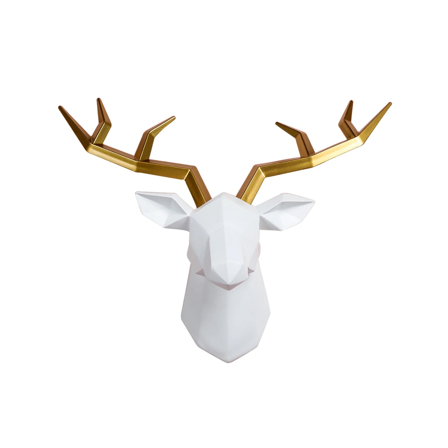 Contemporary Geometric Deer Wall Sculpture