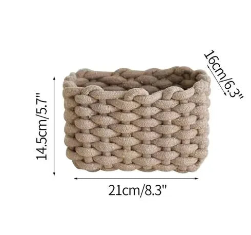 Chunky Knit Storage Basket