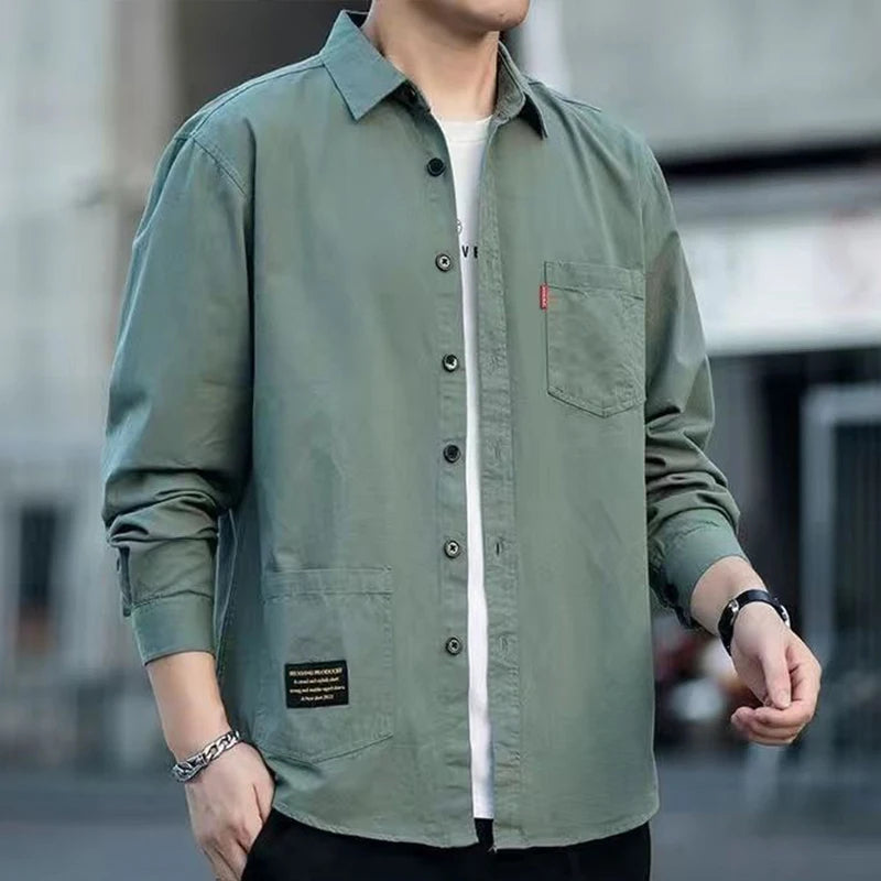 Urban Classic Solid Cotton Overshirt