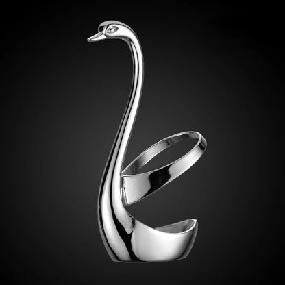 Serenity Swan Tabletop Silverware Set