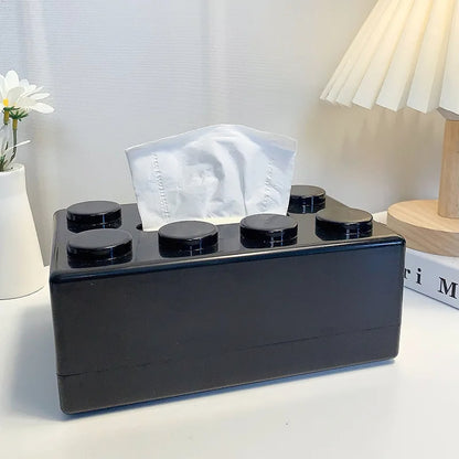 Nostalgic Block-Style Tissue Case