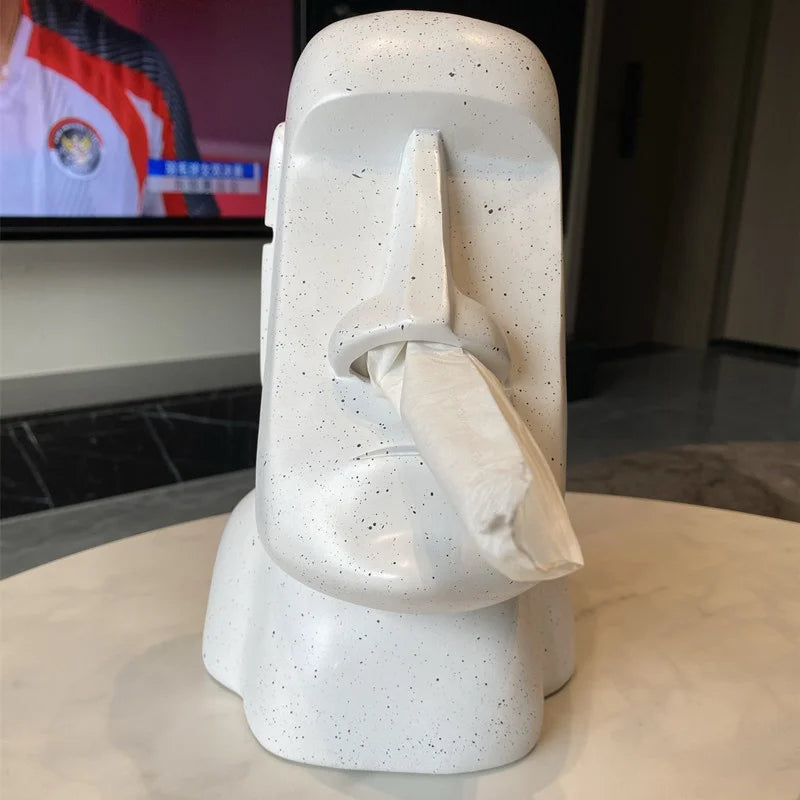 Easter Island Statue Tissue Dispenser