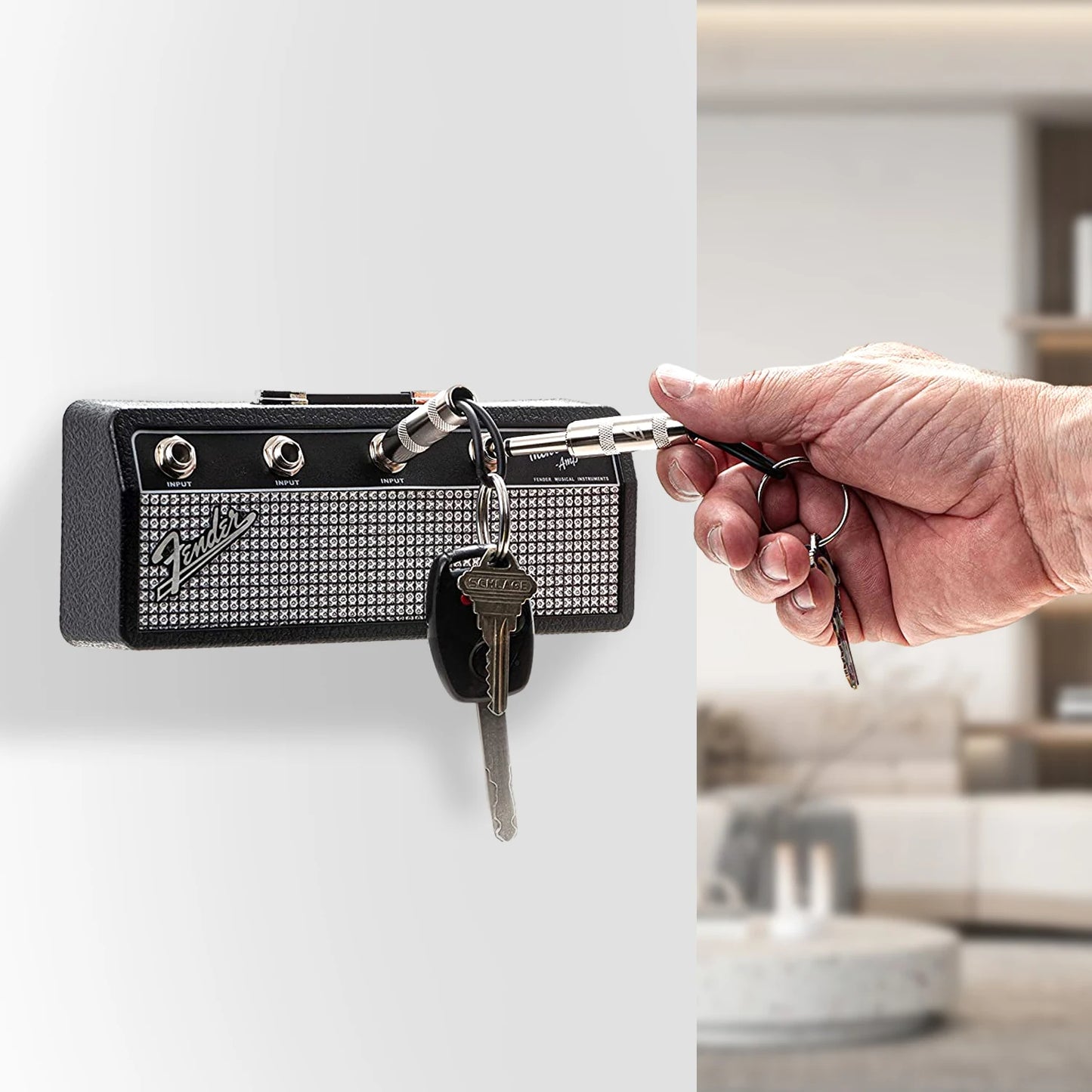 Rock 'n' Dock Amp Key Holder