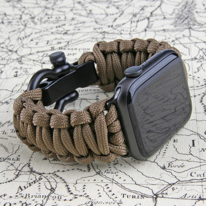 Rugged Timekeeper Paracord Apple Watch Band