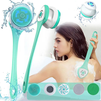 PureGlow 5-in-1 Electric Body Scrubber