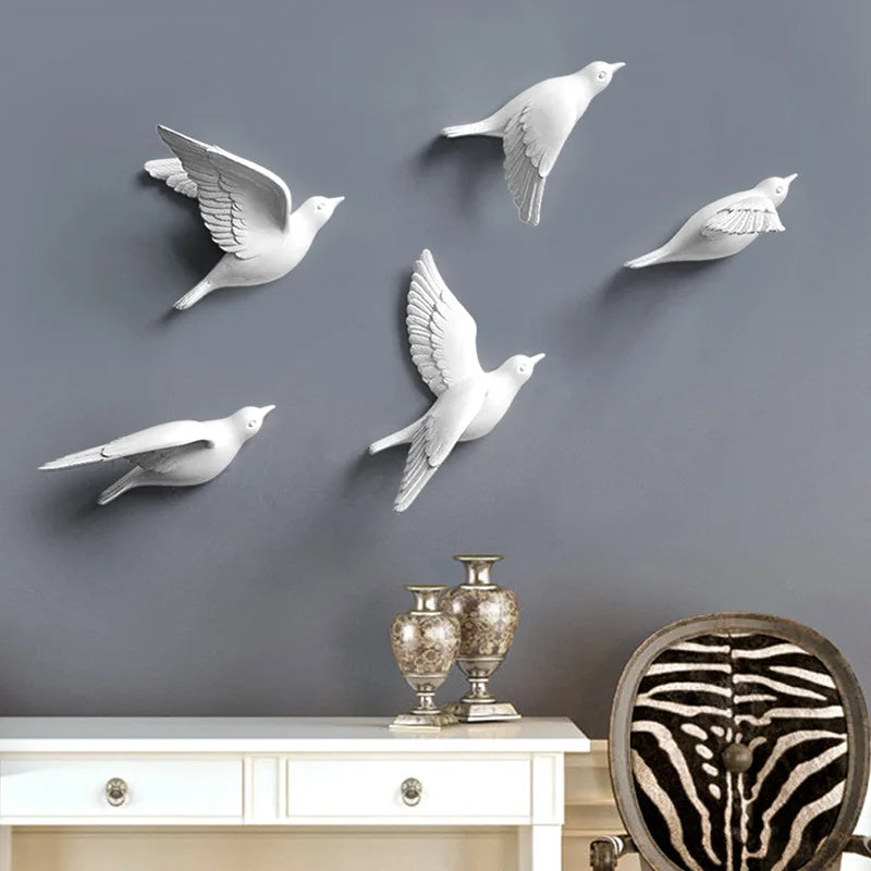 Aviary Dreams Flying Bird Wall Decor