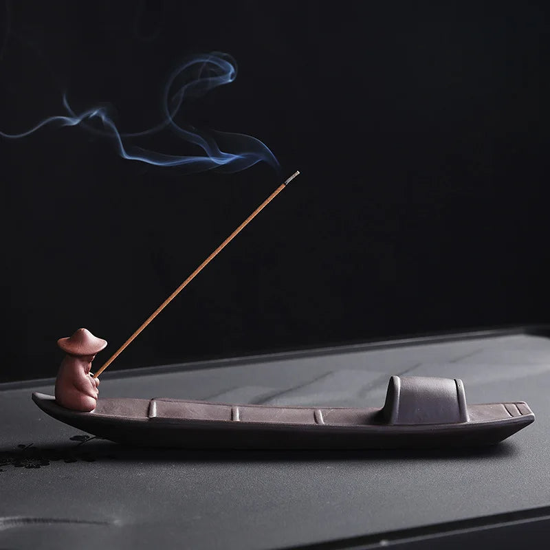 Tranquil Fisherman Incense Holder