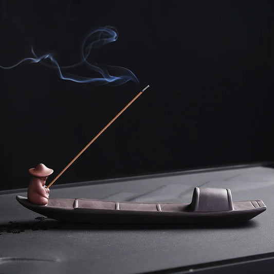 Tranquil Fisherman Incense Holder