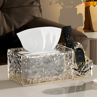 Acrylic Tissue Box & Organizer