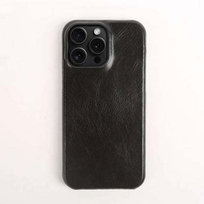 Signature Leather iPhone Shell Case