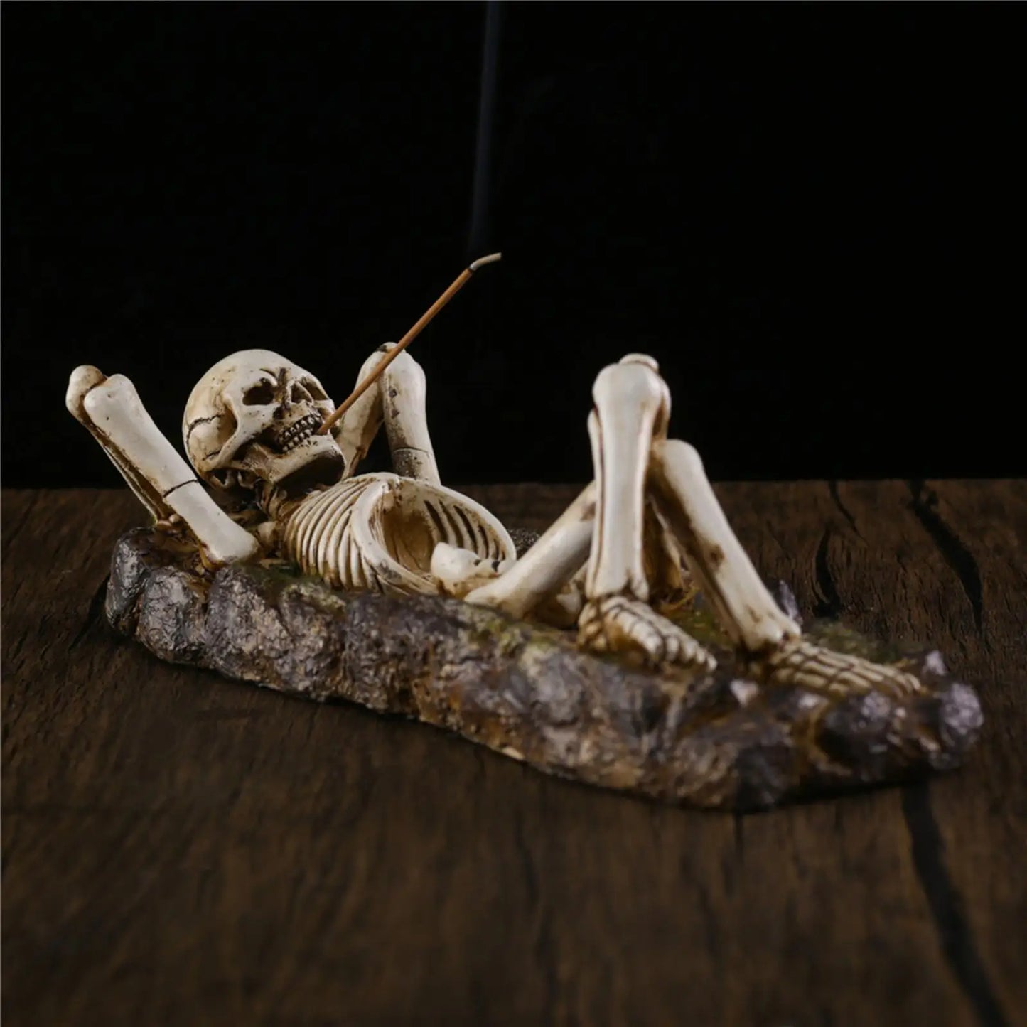 Serene Skeleton Incense Holder