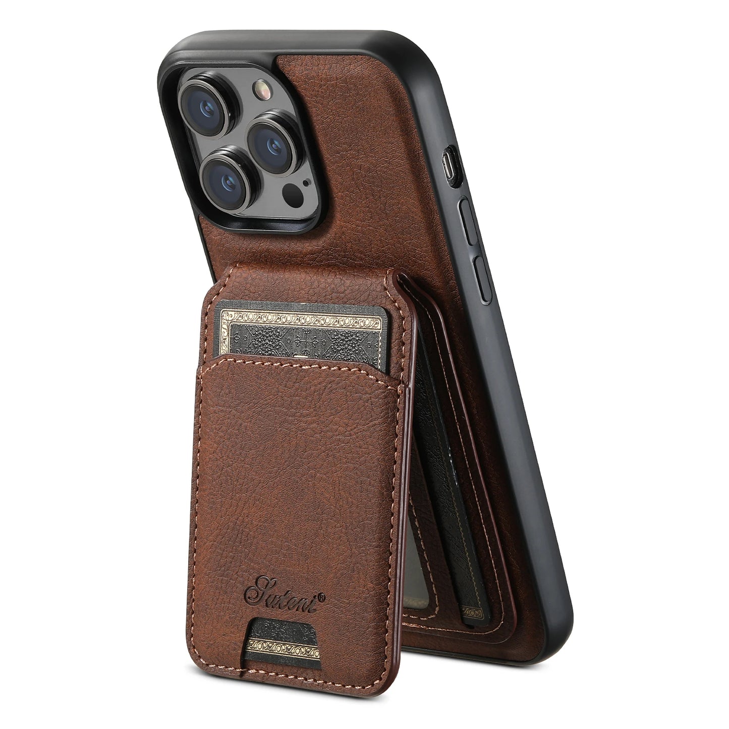 OmniGuard 2-in-1 Magnetic Bifold Wallet Case