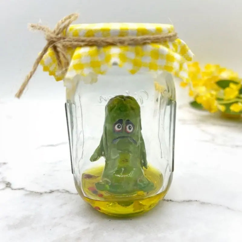 Grumpy Pickle In A Jar