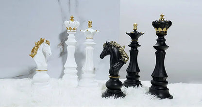 Grandmaster Chess Piece Decor Set