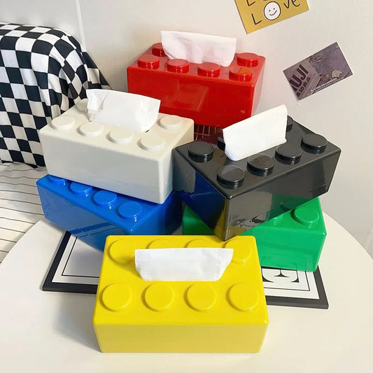 Nostalgic Block-Style Tissue Case
