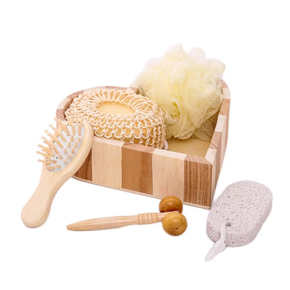 Harmony Heart Wooden Spa Set