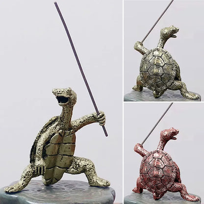 Kung Fu Tortoise Incense Holder